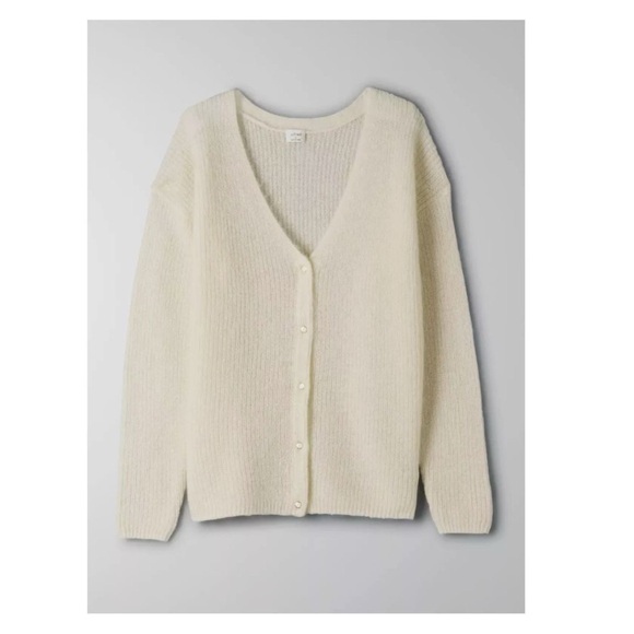 Aritzia Sweaters - Aritzia Front to Back Cardigan in Butter Yellow